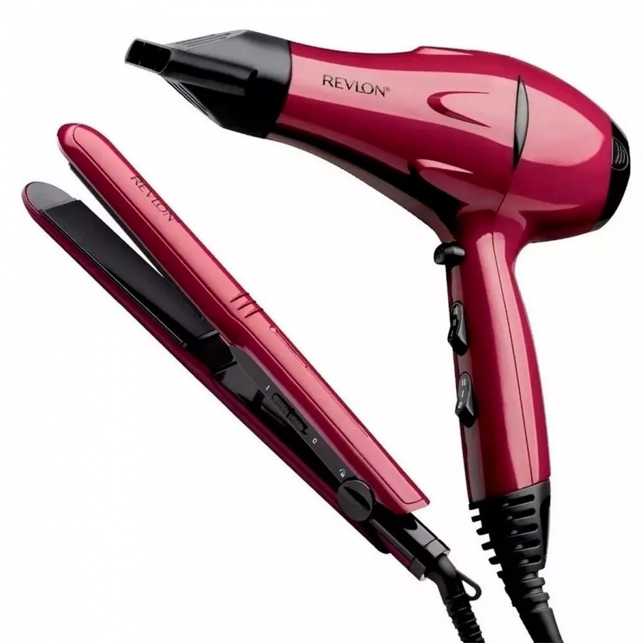 Imagen Combo Planchita + Secador Rvdr5230rla2av1 Rojo