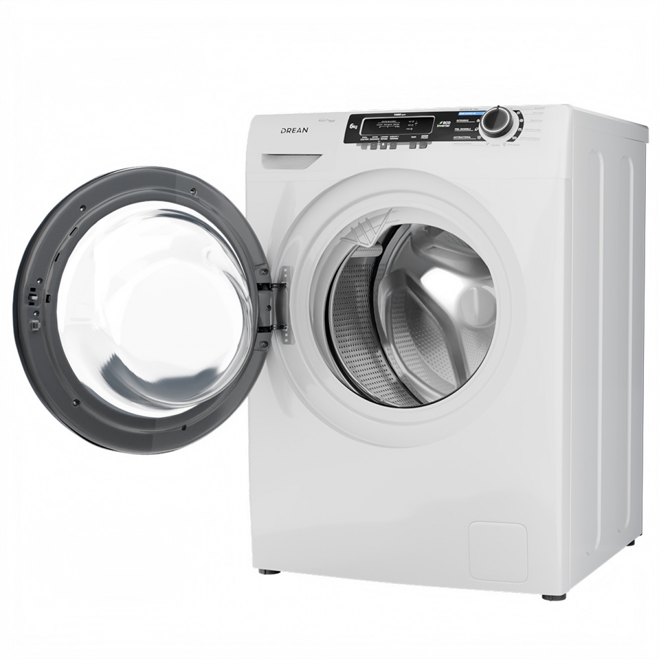 Imagen Lavarropas Autom&aacute;tico Drean Lcfdr0610lb0 6k 1000rpm Inverter