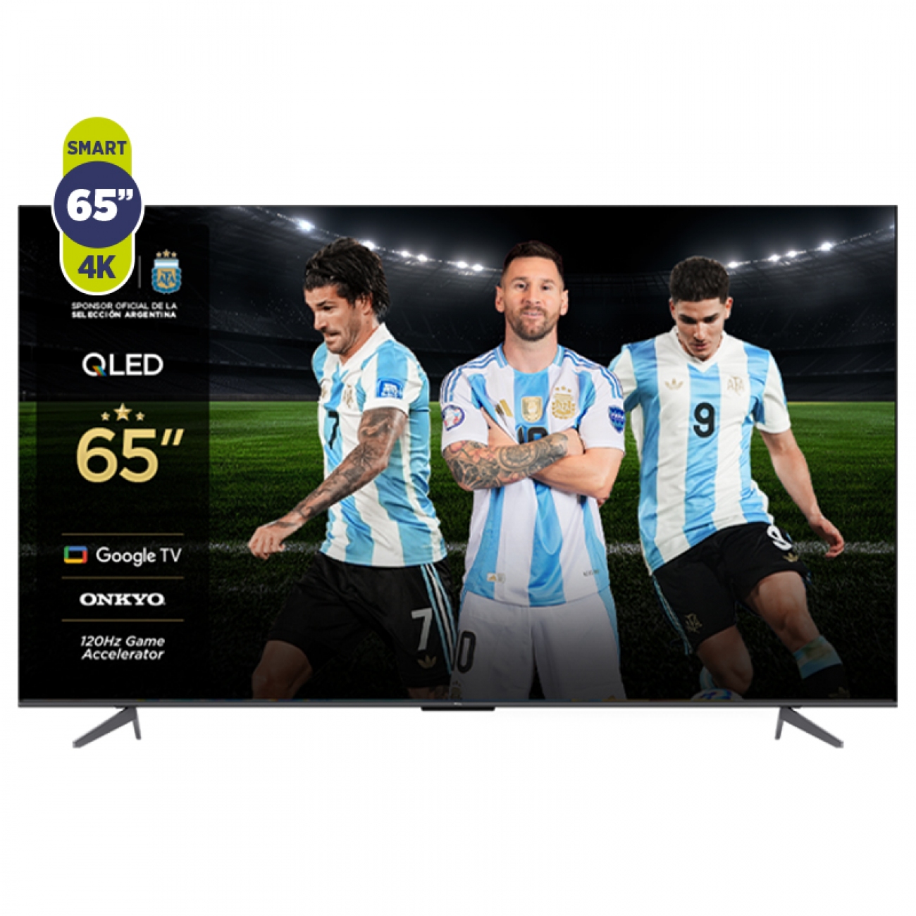 Imagen Smart TV 65" TCL 65C655A-B QLED UHD Google TV HDMI USB