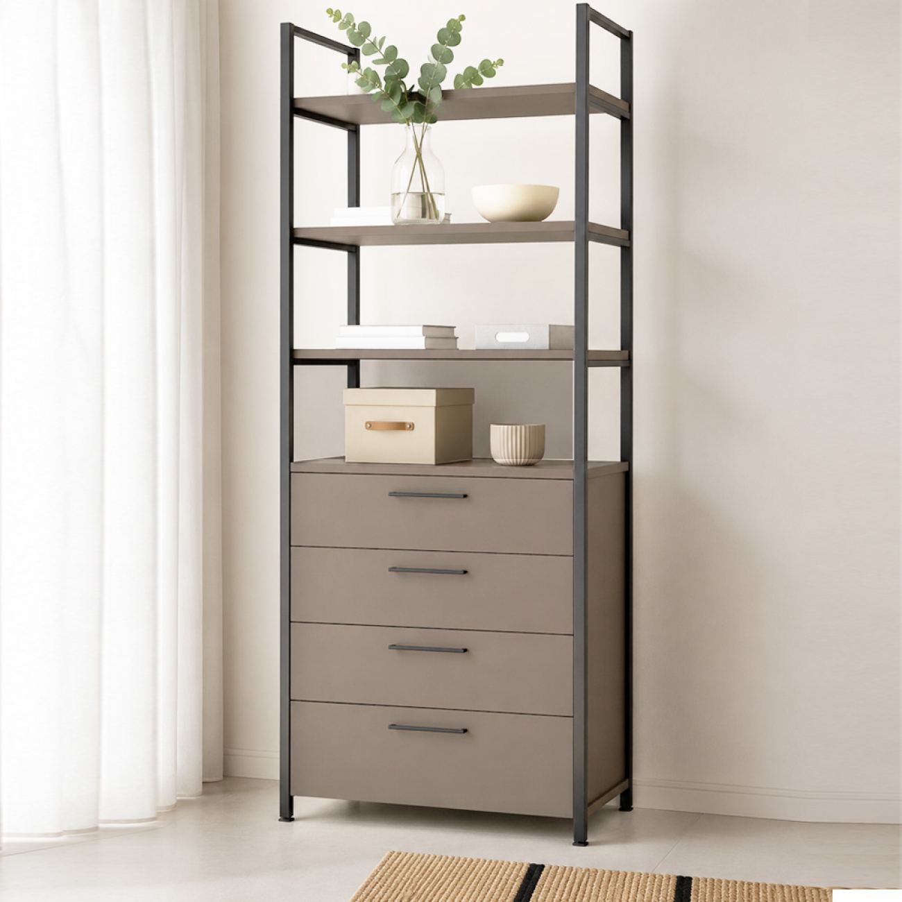 Imagen Mueble Organiza Silcar Esltm 64x180x39 Olmo Tribal