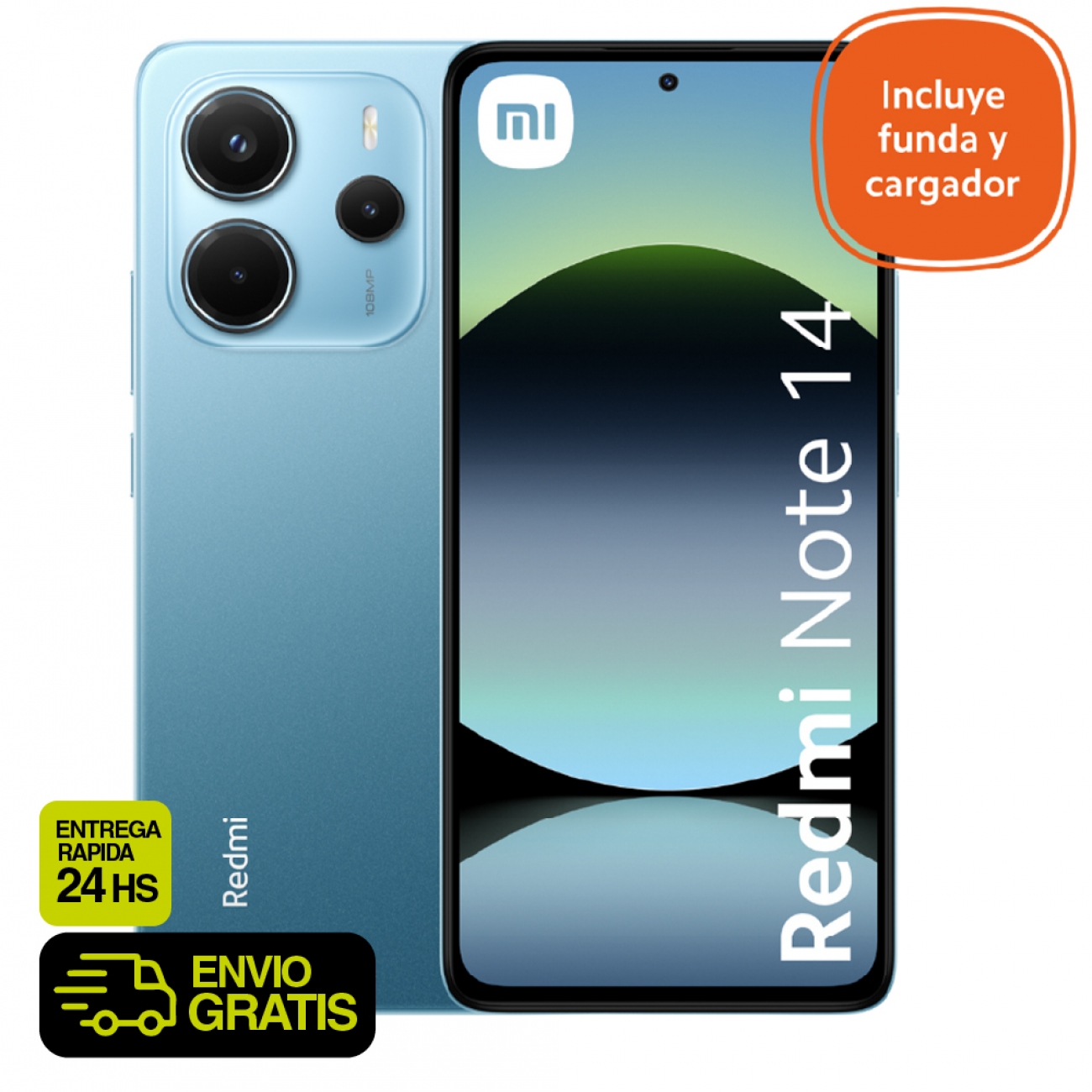 Imagen Celular Xiaomi REDMI NOTE 14 6GB 128GB 6&period;67" Ocean Blue