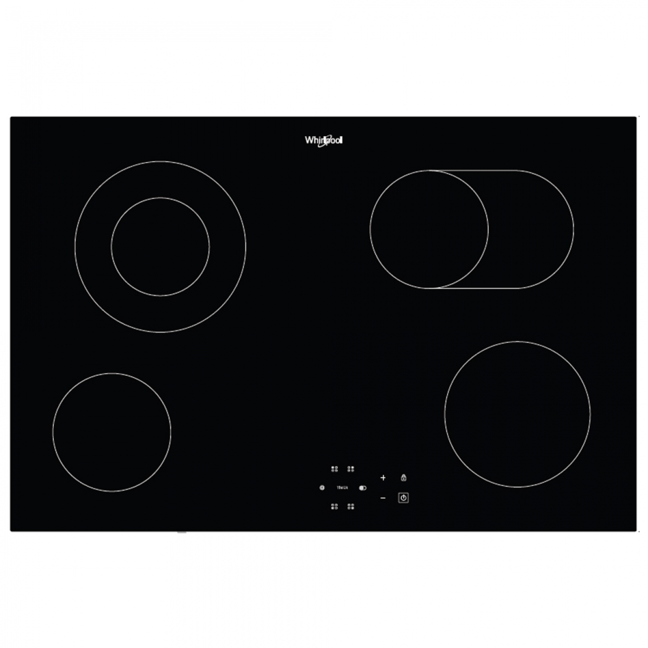 Imagen Anafe Empotrable Electrico Whirlpool Wdf77dim Vitroceramico