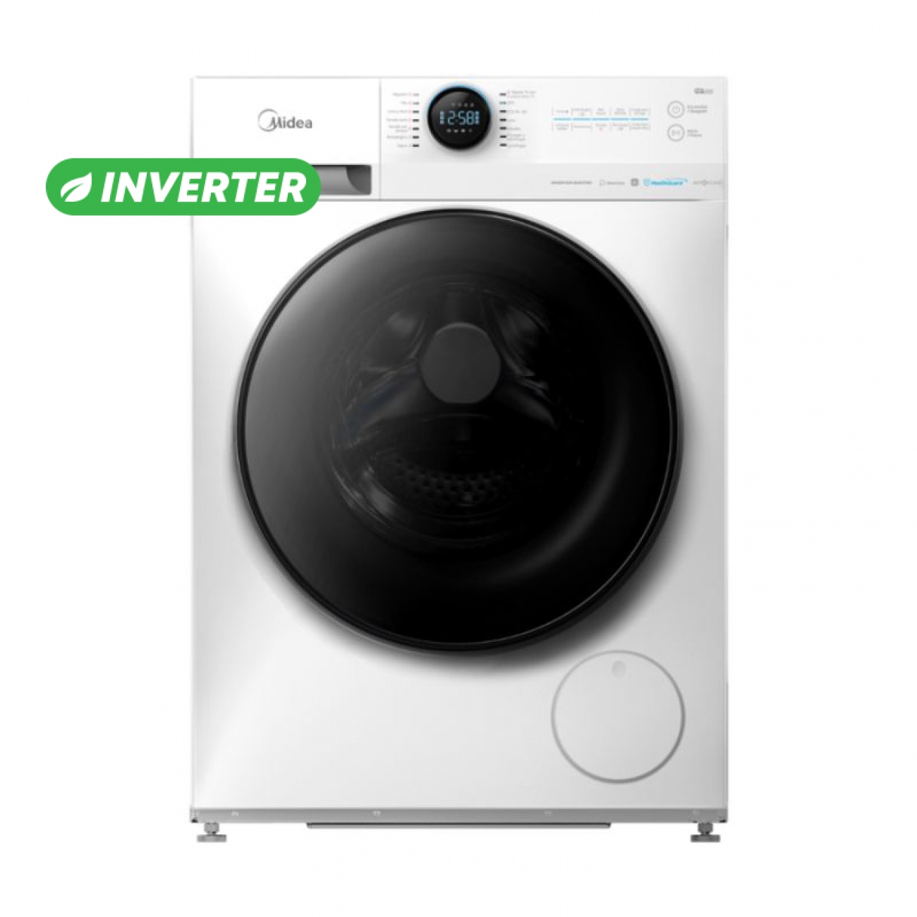 Imagen Lavasecarropas Midea Mf200d80wb/w 8kg Lav 1400rpm Inverter