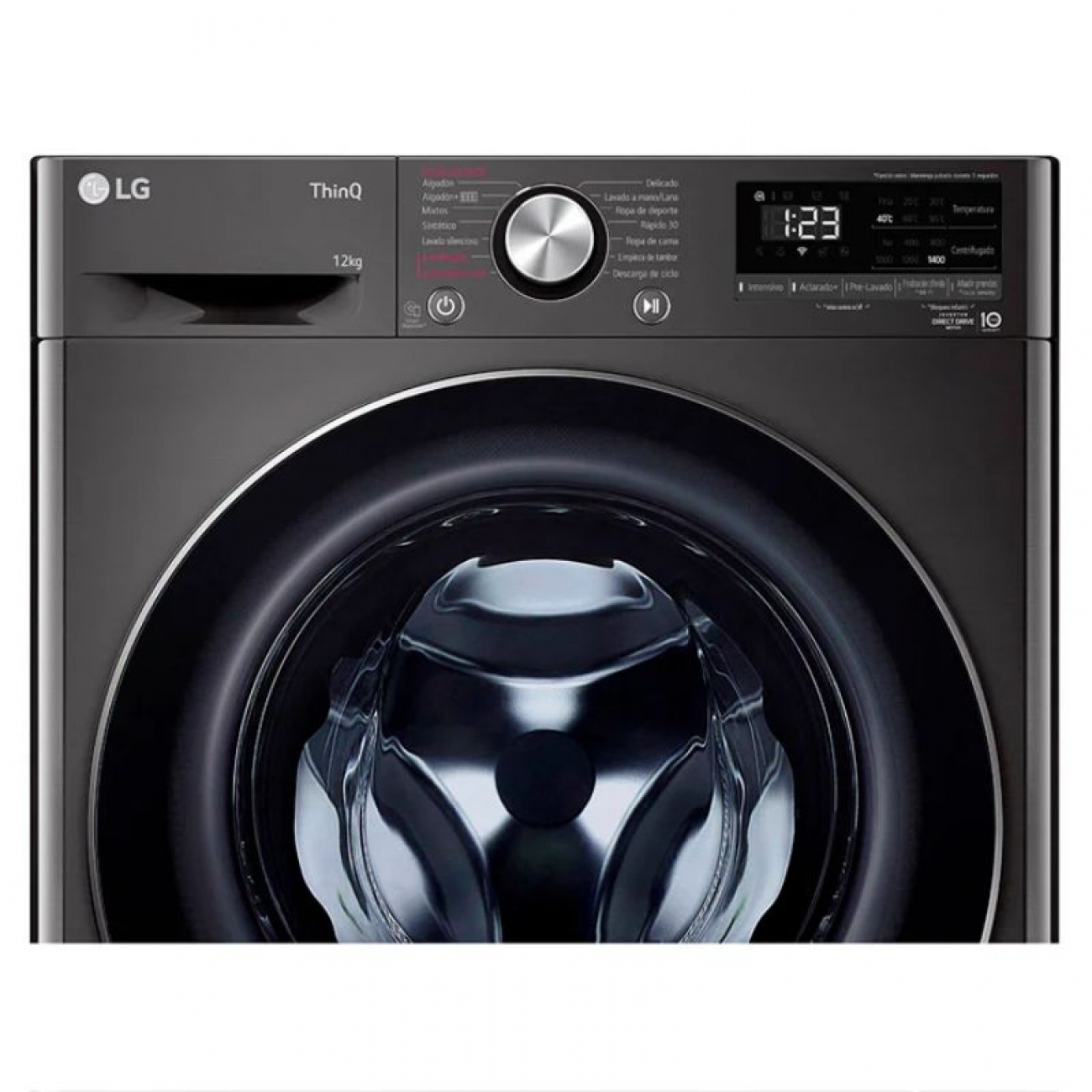 Imagen Lavarropas Autom Inverter LG WM12BVC4S6 12K 1400RPM Negro