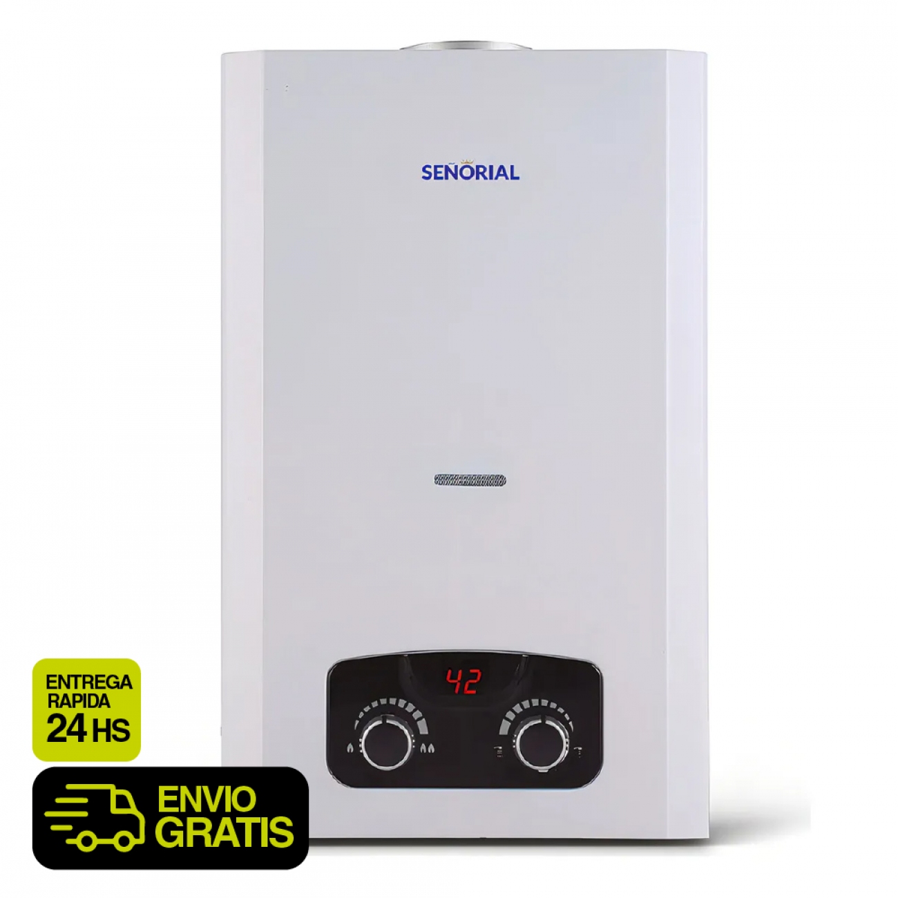 Imagen Calefon a Gas Tiro Natural Se&ntilde;orial 14 Lts Gas Natural