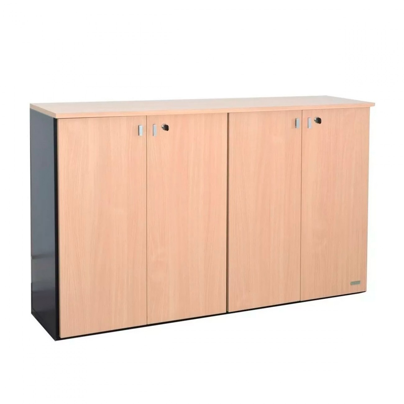 Imagen Biblioteca Inferior Platinum 505 Puertas De Abrir Haya/negro