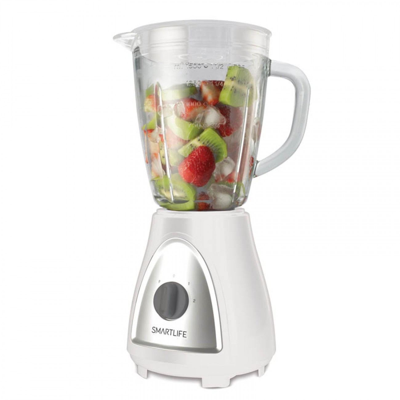 Imagen Licuadora Smartlife Sl-bl1008 400w Jarra Vidrio 1,5 Lts Blanca