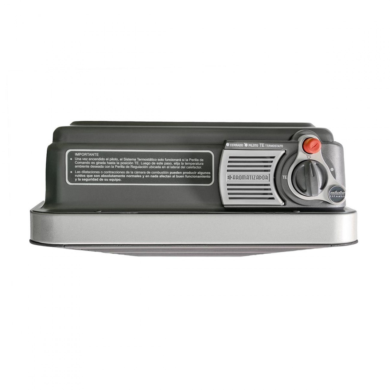 Imagen Calefactor Sin Salida Eskabe Titanio Tt Mx3 3000c Termostato