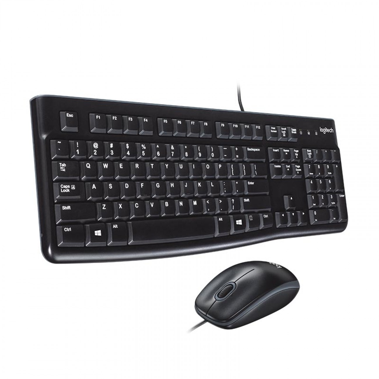 Imagen Combo Teclado Usb + Mouse óptico Logitech Mk120