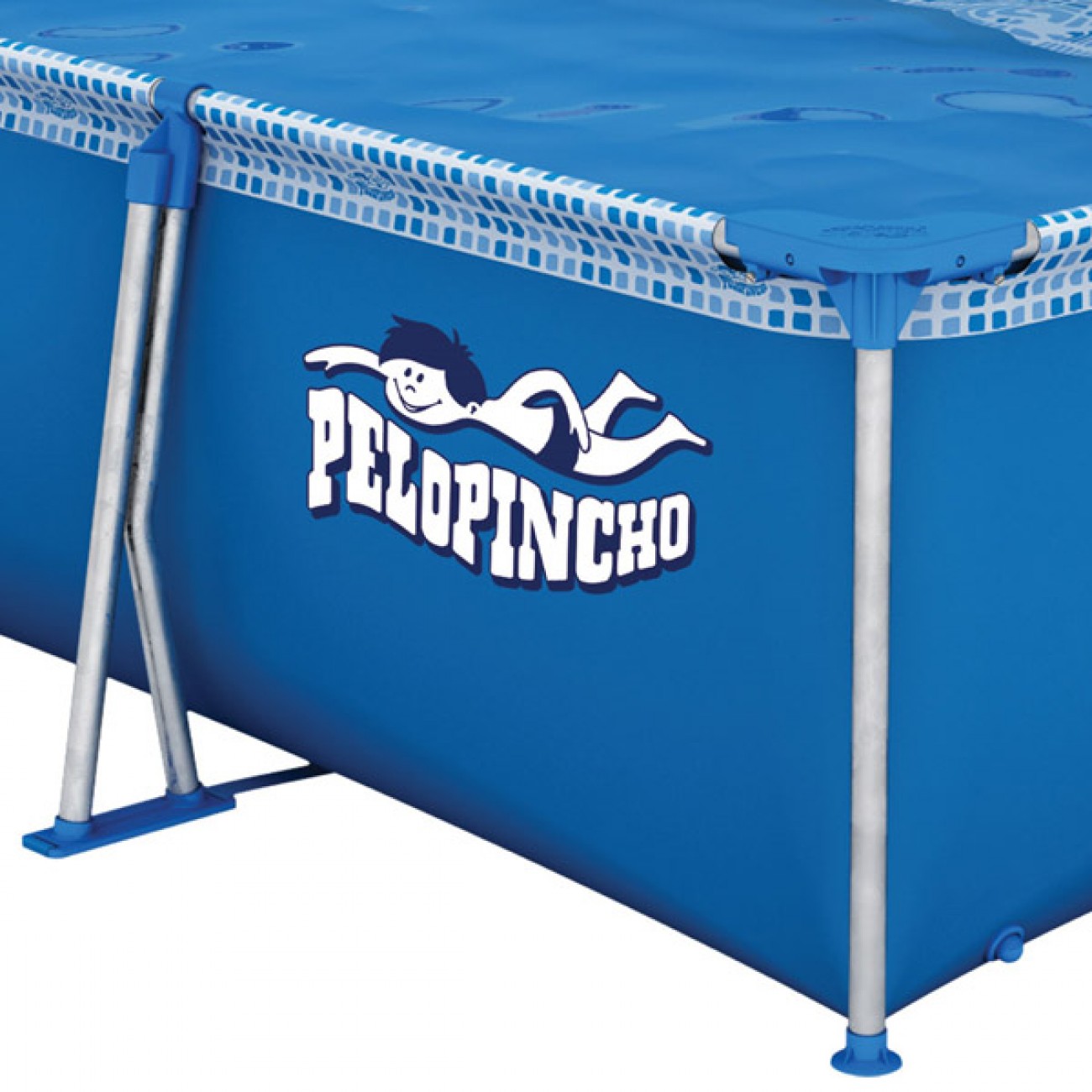 Imagen Pileta De Lona Pelopincho 1043 2800l 2,70 X 1,60 X 0,65 Mts