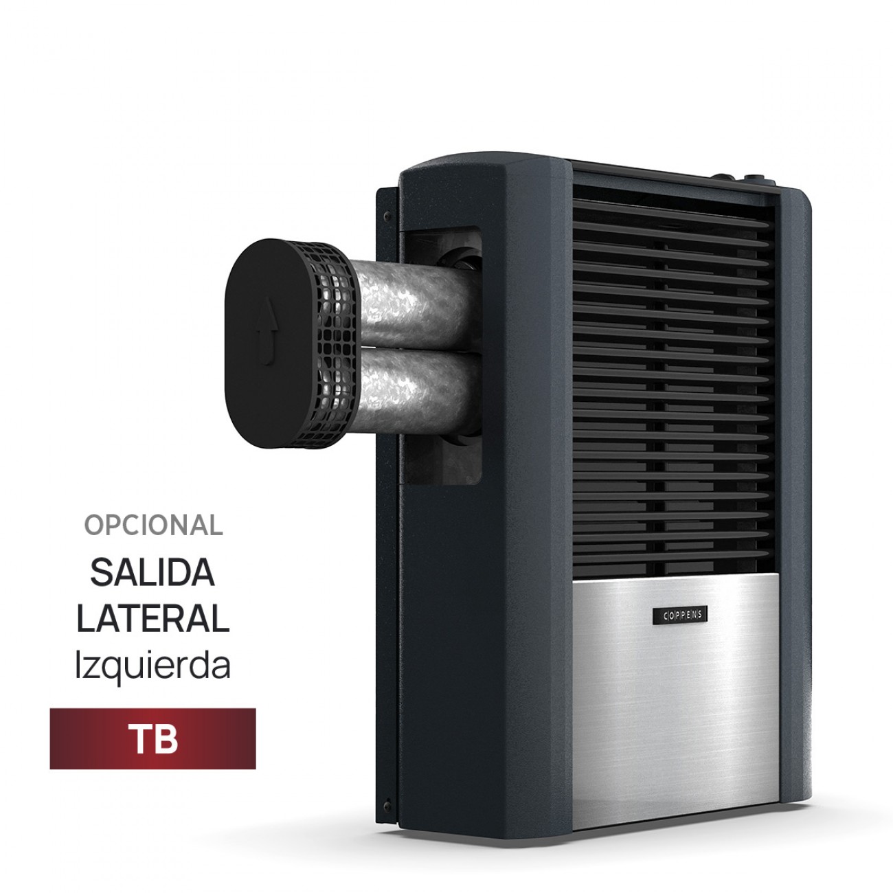 Imagen Calefactor Tiro Balanceado Coppens 4000 Cal Salida Izquierda