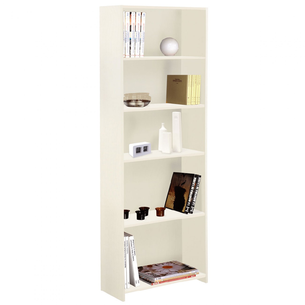 Imagen Biblioteca Platinum 9013 5 Estantes  Blanco